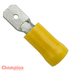 Champion - CRIMP TERMINALS BLADE MALE YELLOW 6.3mm | 355M