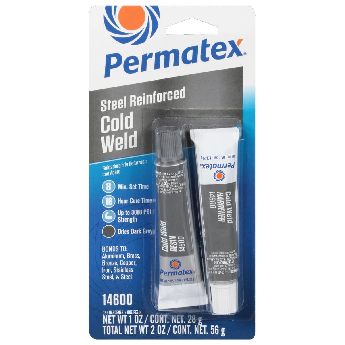 Permatex - 14600 Cold Weld Bonding Compound 2 X 29ml | PX14600