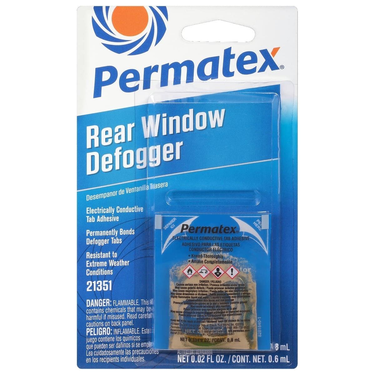 Permatex - 21351 Rear Window Defogger Tab Adhesive | PX21351