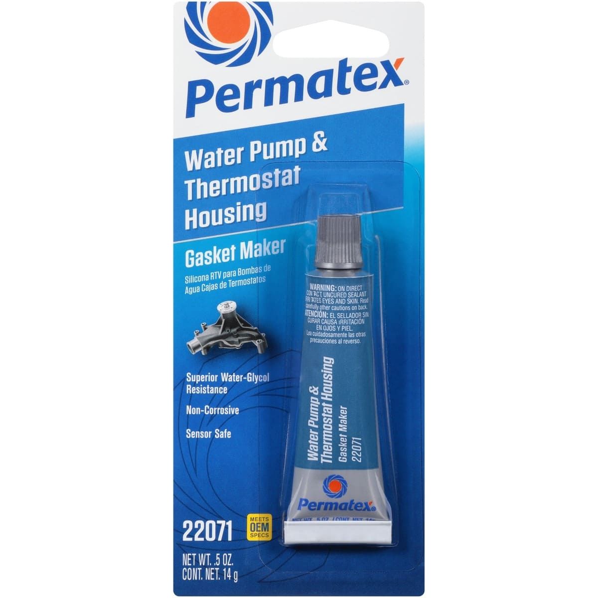 Permatex - 22071 Water Pump Thermostat Housng Gskt Mkr 14G | PX22071