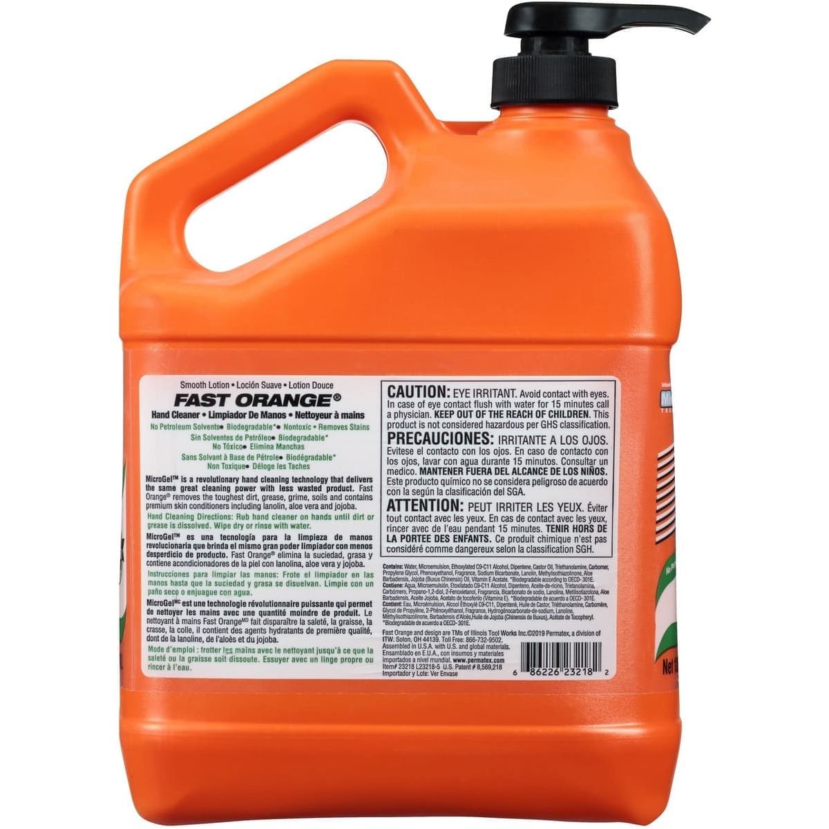 Permatex - 25218 Fast Orange Pumice H/Cleaner P/P 3.78L | PX25218