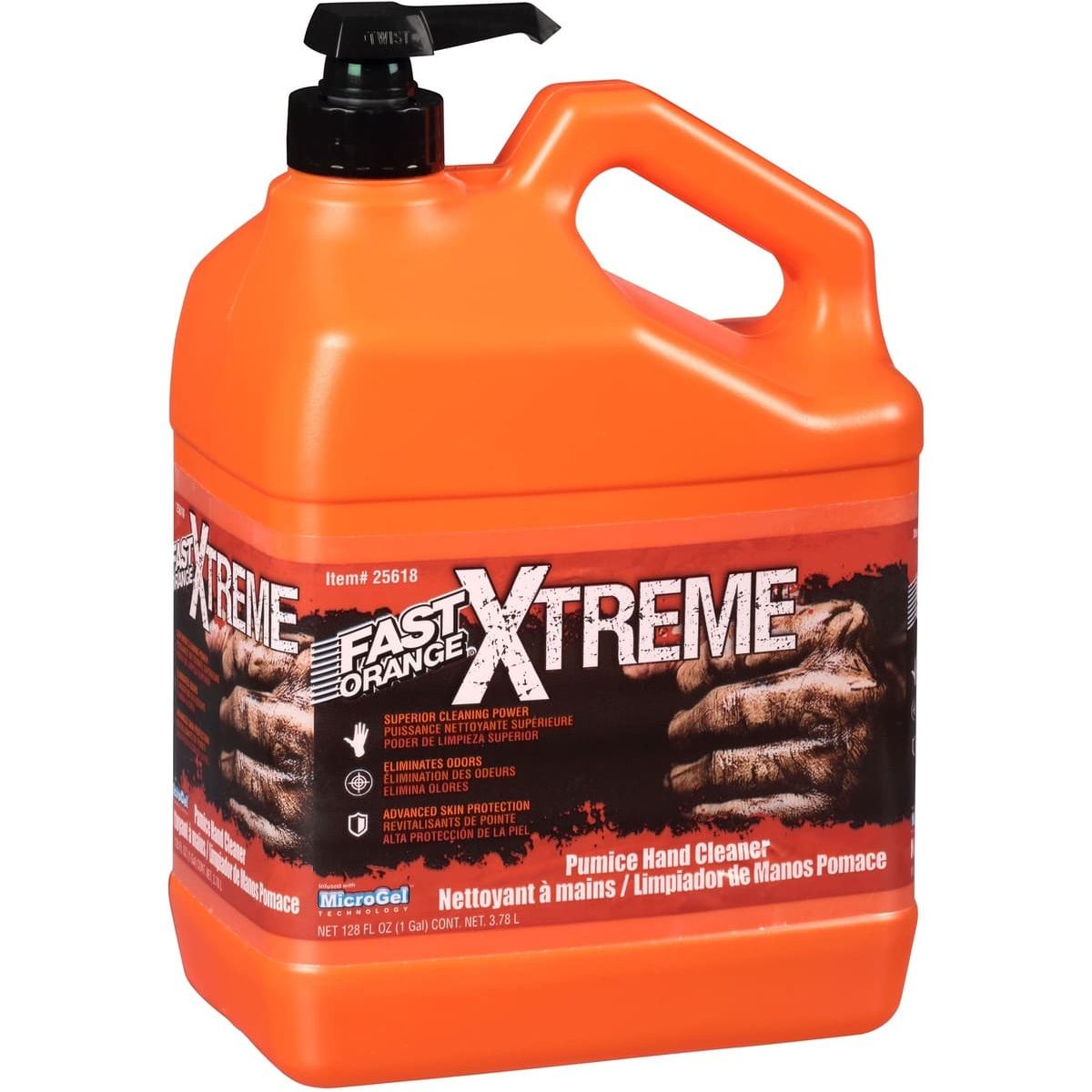 Permatex - 25618 Fast Orange Xtr Hand Cleaner P/P 3.78L | PX25618