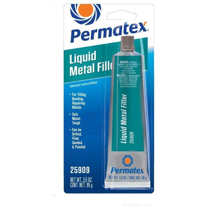 Permatex - 25909 Liquid Metal Filler Carded 99G | PX25909