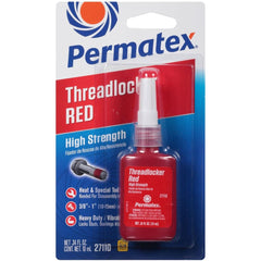 Permatex - 27110 High Strength Threadlocker Red Carded 10ml | PX27110