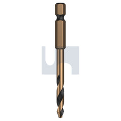 Hobsons - 5 x 31/75 M2 HIGH SPEED STEEL POWER-TX EDGE IMPACT STEP TIP DRILL BIT | PXES050 1)
