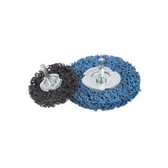 Union Clean & Strip Wheel Abrasive Fibre 100mm Dia Quick Release Hex Shank - Carded