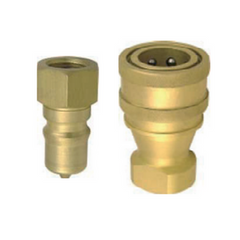 AIP - QUICK RELEASE COUPLING BRASS - POPPET ISO7241-1 B - 1/2IN MALE X 1/2IN BSPP | 86-QR-BR-PBBMB-0808