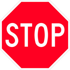 Uniform Safety Signs - 900x900mm - Aluminium - Class 1 - Stop | R1-1C