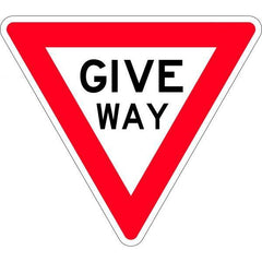Uniform Safety Signs - 1200mm Triangle - Aluminium - Class 1 - Give Way | R1-2C