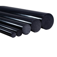 Nylon Rod (PA6 Cast) Black - 30mm x 330mm | R30-BLK-330