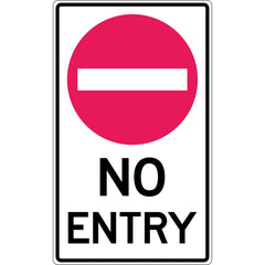 Uniform Safety Signs - 600 x 1000mm - Aluminium - Class 1 - No Entry with Symbol (Nsw Only) | R2-4B NSW