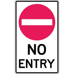 Uniform Safety Signs - 450x750mm - Aluminium - Class 1 - No Entry with Symbol (NSW Only) | R2-4A NSW