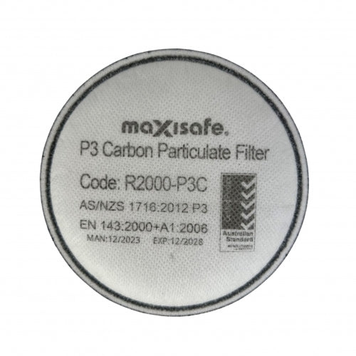 Maxisafe - Maxiguard P3 Carbon Particulate Filter (Pink) - 1 Pair | R2000-P3C