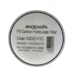 Maxisafe - Maxiguard P3 Carbon Particulate Filter (Pink) - 1 Pair | R2000-P3C