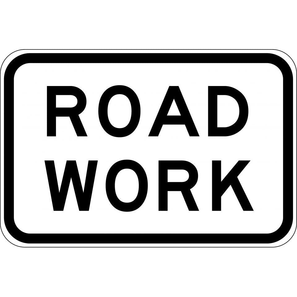 Uniform Safety Signs - 600x400mm - Aluminium - Class 1 - Road Work | R4-3B
