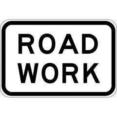Uniform Safety Signs - 600x400mm - Aluminium - Class 1 - Road Work | R4-3B