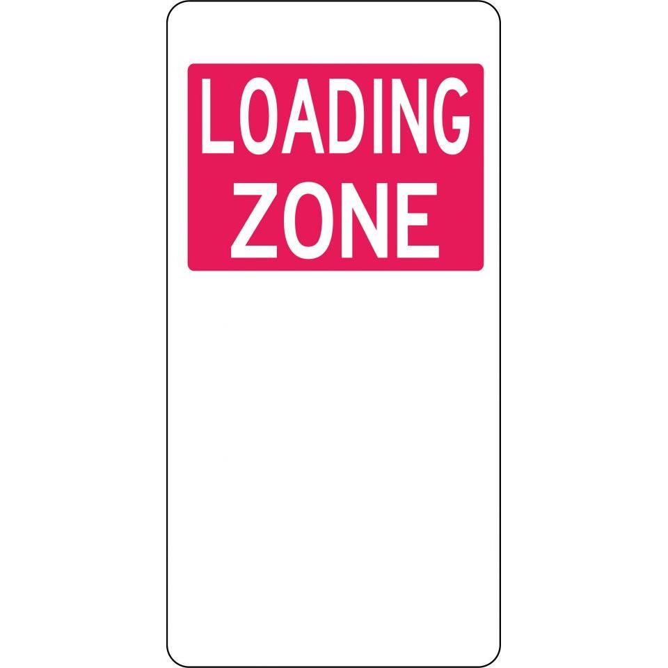 Uniform Safety Signs - 225x450mm - Aluminium - Loading Zone | R5-23