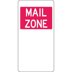 Uniform Safety Signs - 225x450mm - Aluminium - Mail Zone (Left Arrow) | R5-26(L)