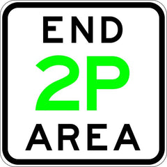 Uniform Safety Signs - 600 x 600mm - Aluminium - Class 2 - End 2P Area | R5-63A