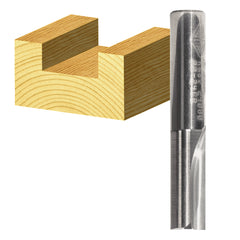 Carbitool - Straight Bit 6.35mm X-long Carbide 1/4 Shank | TXX 208