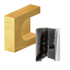 Carbitool - Lock Mortise Cutter 1 TCT UNF | TLM 16 UNF