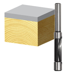 Carbitool - Flush Trim Bit 8.0mm TCT, 2Flt 1/4 Shank | T 1910 - 2