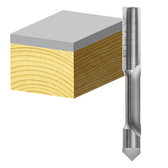 Carbitool - 1/4 HSS 1Ft Comb Flush Trim | H 1508