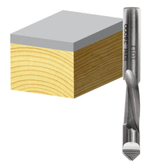 Carbitool - 3/8 HSS Spiral D/cut Comb Flush Trim | HSF 1512 3/8