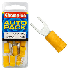 Champion - CRIMP TERMINALS - SPADE - YELLOW - 5mm | R52Y-5