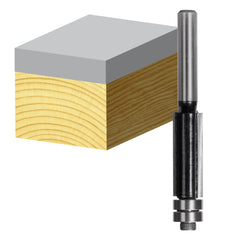Carbitool - Trim Bit Flush 22mm Tct, 2 Flt 1/2 Shk D/Bear | T 8028 BB 1/2