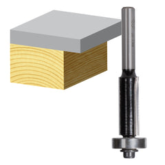 Carbitool - Overhang Trim Bit 3/8 TCT 2Flt 1/4 Shank W/bear | TO 8012 B
