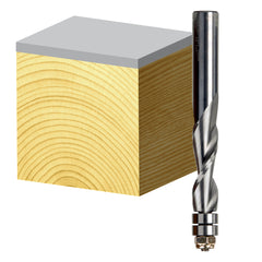 Carbitool - Finishing Spiral Router 1/2 D/cut 1/2 Shank D/bear | TSLW 16 BB 1/2