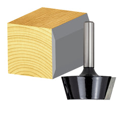 Carbitool - Edge B&er Bit 32 x 15 Deg L/H TCT 1/4 Shank | TEG 15 LH