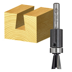 Carbitool - Gifkins Dovetail Bit 3/8 x 8 Deg TCT 1/4 Shank | TGAD 12