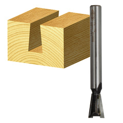Carbitool - Leigh Dovetail Bit 1/2 x 8 Deg TCT 2Flt 1/4 Shank | TL 80