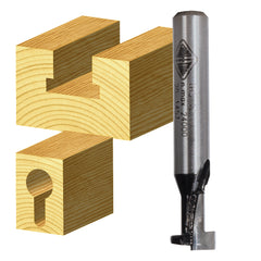 Carbitool - Picture Frame Hook 1/2 Slot Bit TCT 1/2 Shank | THS 16 1/2