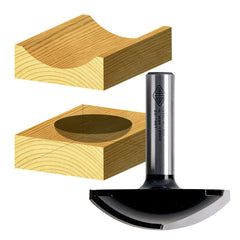 Carbitool - Core Box Bit - Half 2.1/2 TCT 1/2 Shank | THC 45 1/2