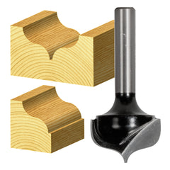 Carbitool - Fine Point Ogee Bit 6.35 Rad TCT 1/2 Shank | TF 7509 1/2