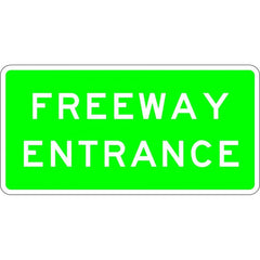Uniform Safety Signs - 1200x600mm - Aluminium - Class 1 - Freeway Entrance | R6-20A