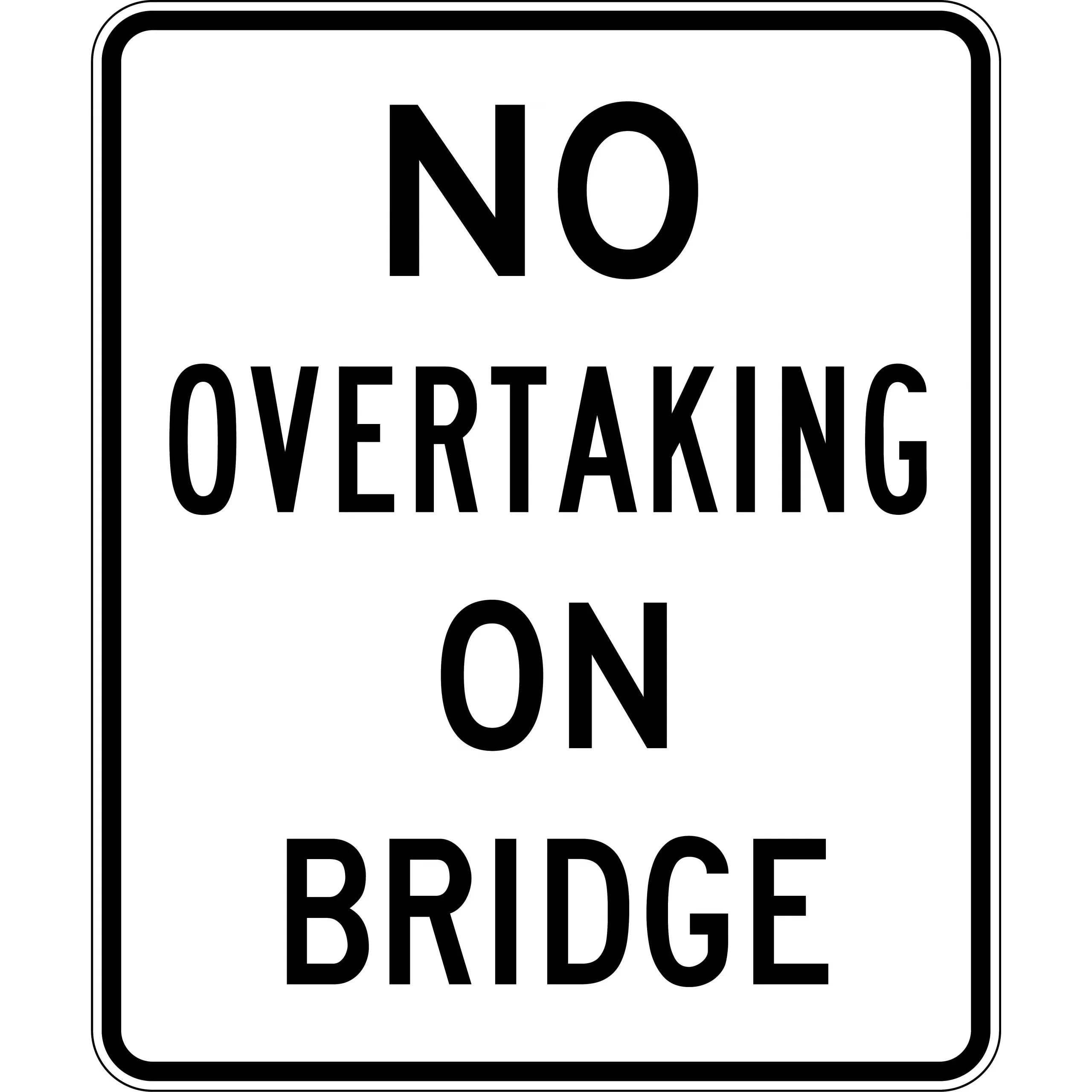 Overrun Sign Uniform Safety Signs - 1200 x 1440mm - Aluminium - Clas () | Uniform ...