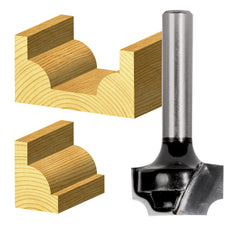 Carbitool - Beading Bit 6.35mm Rad TCT 1/4 Shank | TBW 8