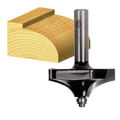 Carbitool - Rounding Fillet Bit 71.1 TCT 1/2 Shank W/Bear-Tb9 | TEB 04 B 1/2