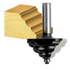 Carbitool - Triple Cove Bit 2.1/4 TCT 1/2 Shank W/bear | TTC 708 B 1/2
