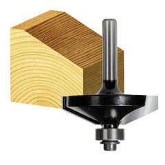 Carbitool - 65 Deg Chamfer Bit TCT, 2Flt 1/2 Shank W/bear | T 8165 B 1/2