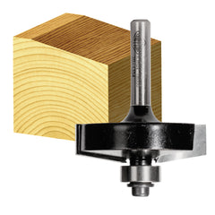 Carbitool - 80 Deg Chamfer Bit Tct, 2 Flt 1/2 Shk W/Bear | T 8180 B 1/2