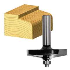 Carbitool - Chamfering Bit 40.0 with Rad 1/2 Shank W/bear | TRR 10 B 1/2