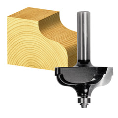 Carbitool - Ogee Bit 9.5mm Rad. TCT, 2Flt 1/2 Shank W/bear | T 7512 B 1/2