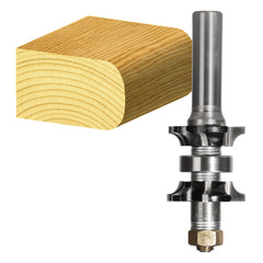 Carbitool - Double Edge Rad Bit 28.0 TCT 4Flt 1/2 Shank | TDA 194-3 MB1/2