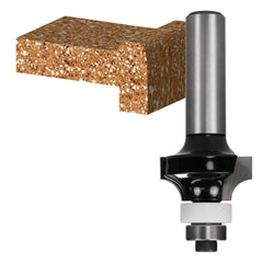 Carbitool - Solid Surface Bit 1/4 Rad. TCT, 2Flt 1/2 Shank W/bear | TSS 3 B 1/2