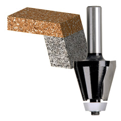 Carbitool - Bevel U/mount Bowl Bit 15 Deg. TCT 2Flt 1/2 Shank W/bear | TSS 4 B 1/2